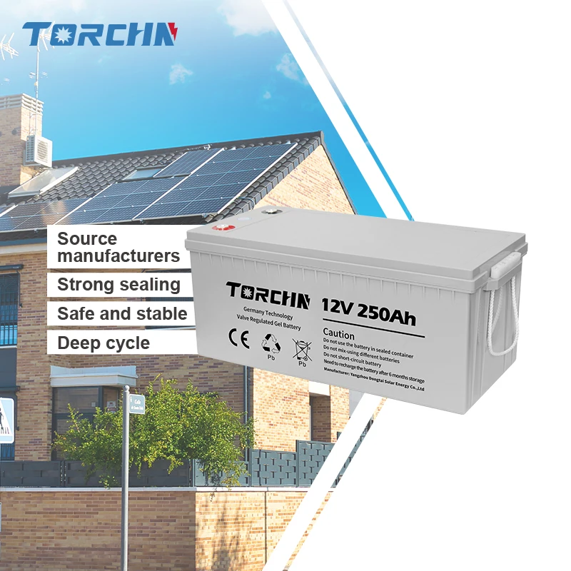 Гелевая солнечная батарея глубокого цикла 12 В 1000 Ач 4*12 в 250