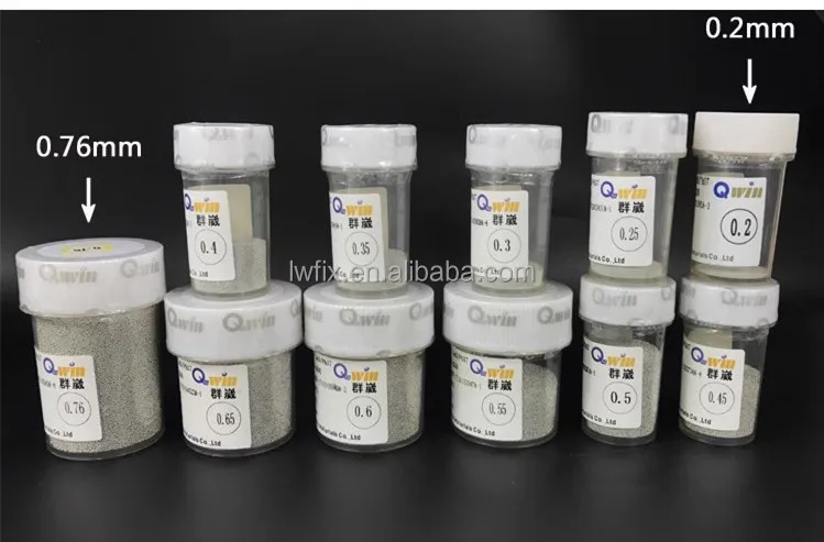 25k 0,760 0,760 Mm 0,76 Mm 0,76 Mm BGA Reball Saldatura Sfere - Foto 8