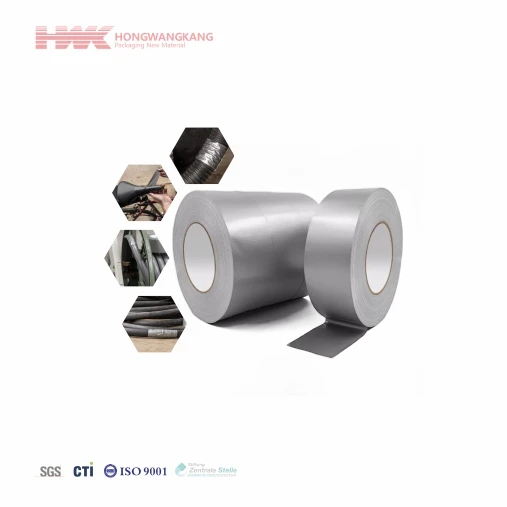 HWK Factory Bulk Custom Book Binding Tape Patching Cloth Pvc Pipe Wrapping Tape Fabric Duct Tape Jumbo Roll