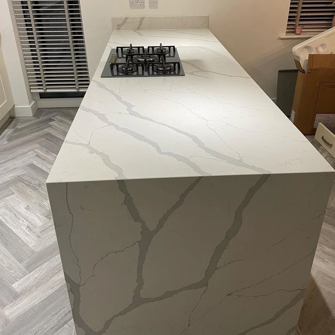 Australia Engineered Quartz Stone Benchtops With Draining Grooves Buy