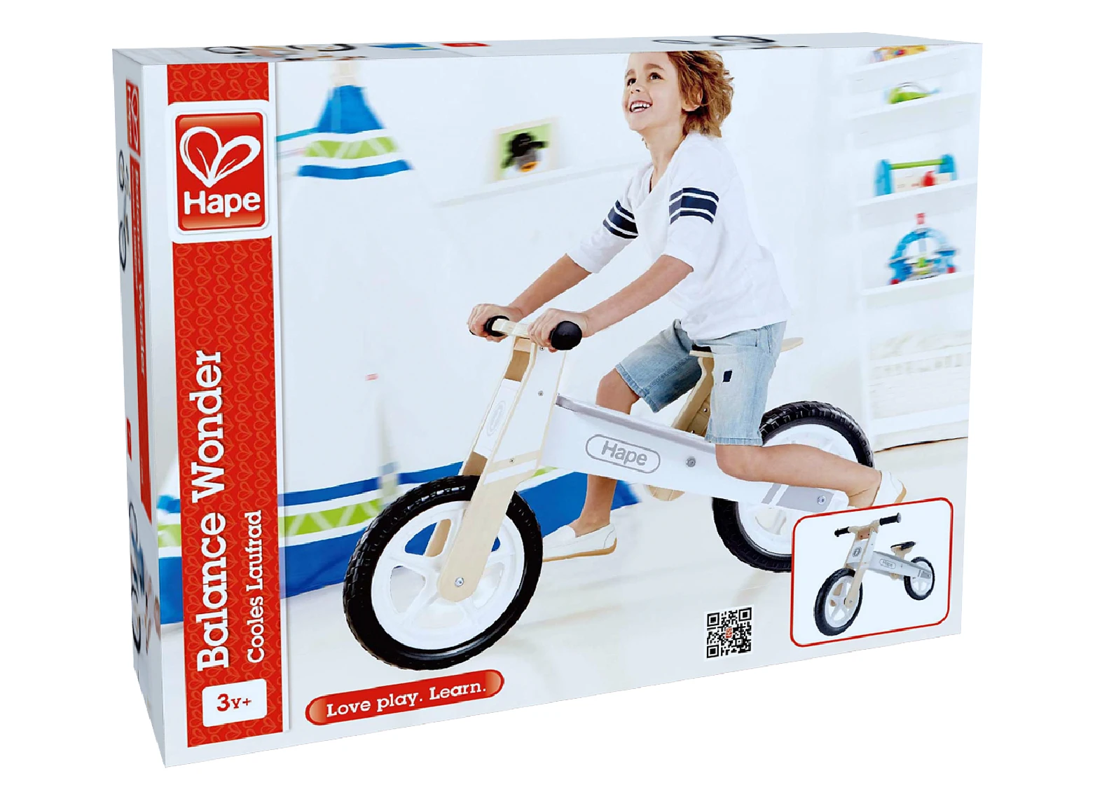 hape wooden balance bike