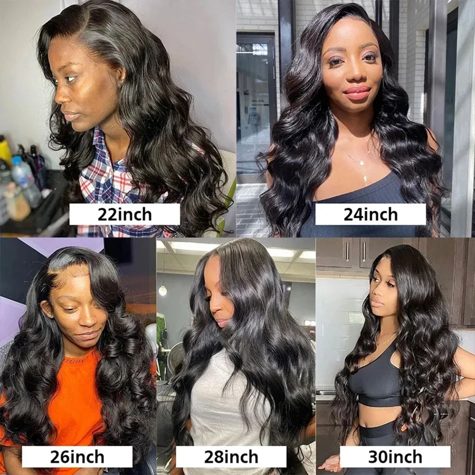 Brasiliano Body Wave Bundles 30 pollici capelli umani pieni e spessi colore naturale Remy Extensions Tissage_voghion.com