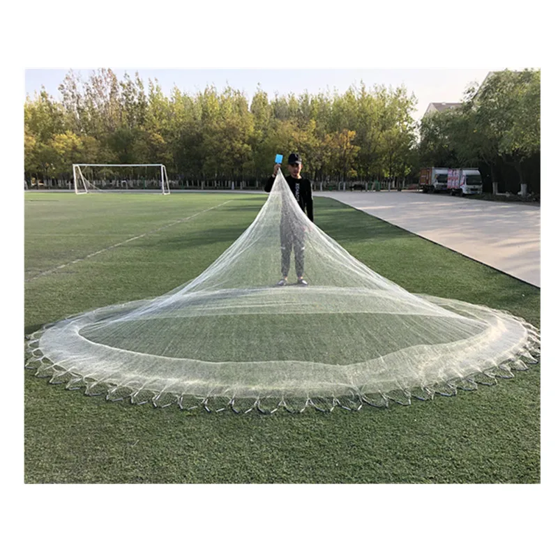 Китайская традиционная ручная плетеная рыболовная сеть