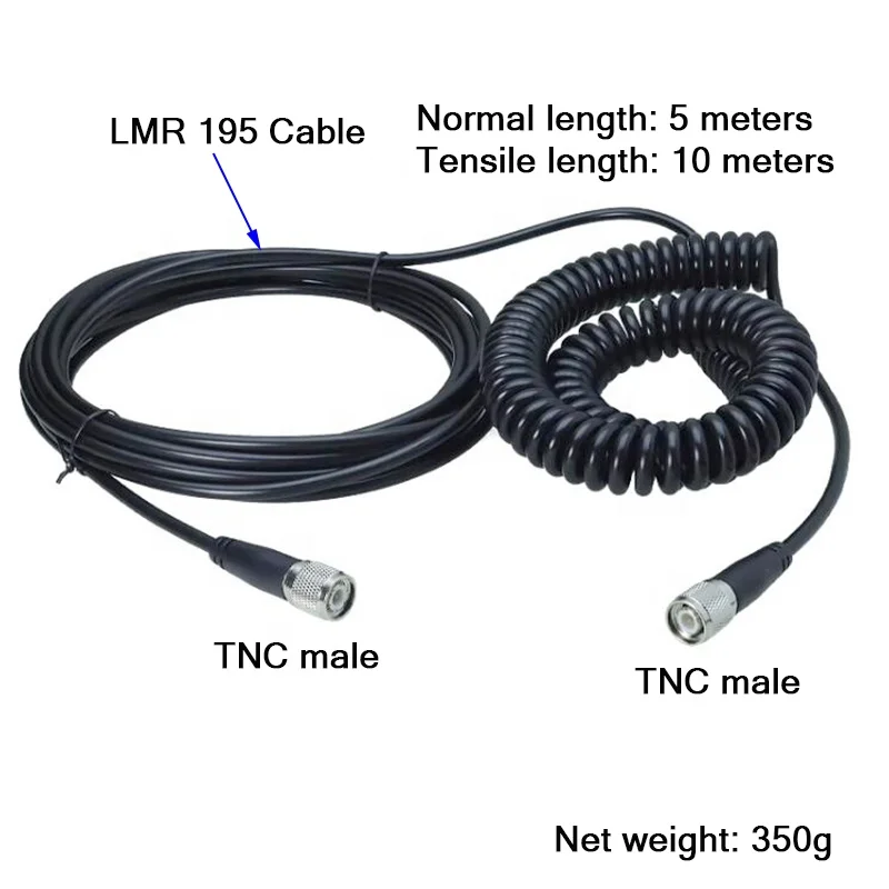 LMR195 TNC Male To TNC Male Coaxial RF Cable – USA-Ship Lot, WiFi Expert LLC