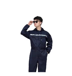 Autumn Spring Work  for Adults Breathable Quick Dry Polyester Cotton Uniform Workwear Overallsone-body Work Clothes