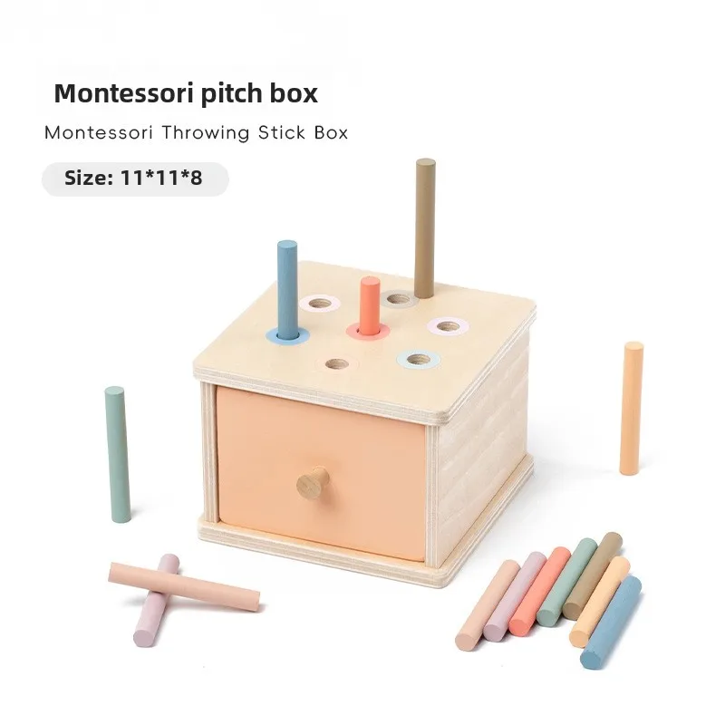 Montessori Inspired Baby Toys Object Permanence Box Coin Box Shape Sorter Jouets Pour Enfants Educational Toys