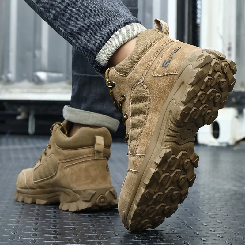 Seguridad Industrial Zapatos Antideslizantes Trabajo GUYISA-botas