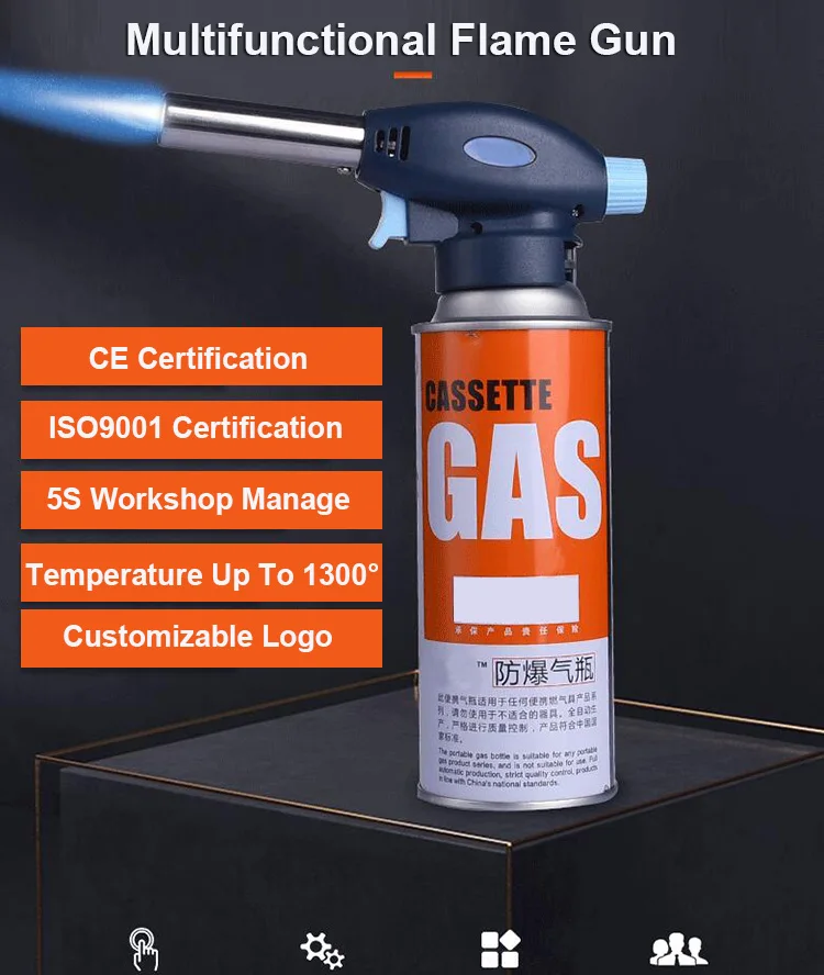 Rhk Manual Ignition Flamethrower Baking Camping Outdoor Bbq Kitchen