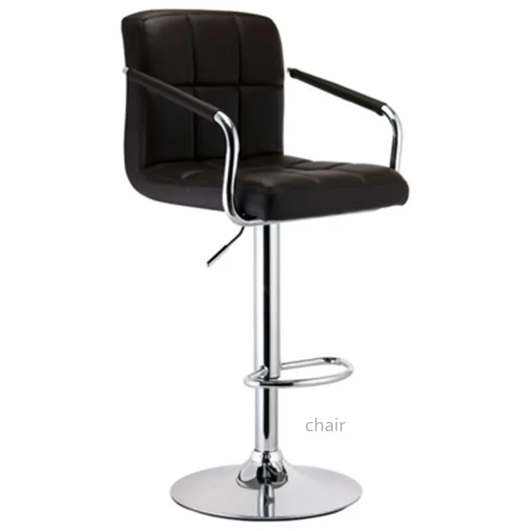 High Quality Swivel Chrome Base bar Chair bar Stool Adjustable