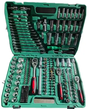 216 Piece Herramientas Auto Repair Spanner Ratchet Wrench Steel Car Tool DIY Automotive Mechanic Home Tool Kit Set