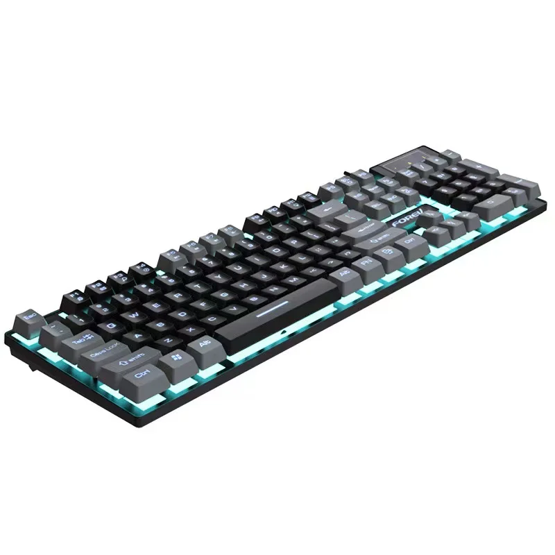 Custom Colorblock Waterproof Gaming Keyboard Mechanical Feel Rgb Gaming