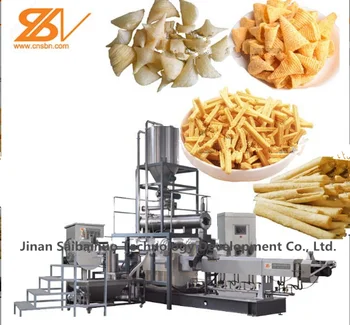 Industrial Maize Corn Puff Making Machine Production Line Raw Material Maize Rice Wheat Flour