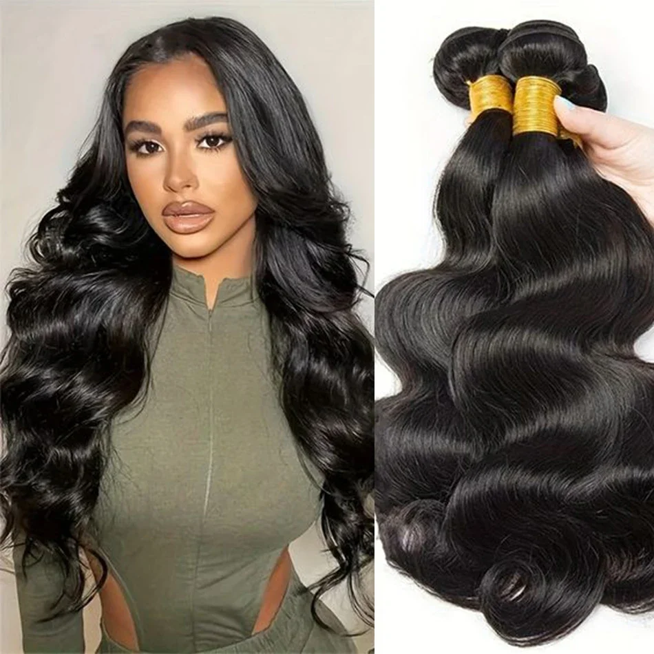 Bundle di capelli umani brasiliani con onde del corpo 100% di qualità per le donne Remy_voghion.com