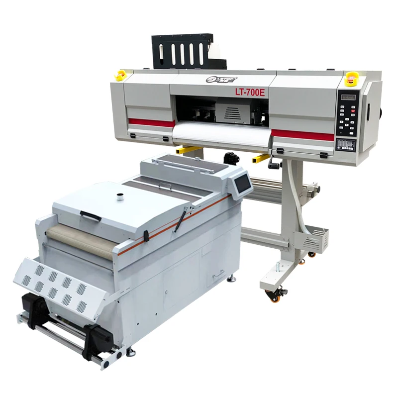 LETOP High-Speed Precision T Shirt Textile DTF Printer 60cm Width I3200 2Heads 600dpi Resolution with LETOP 600dpi DTF Ink