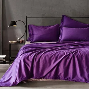 Heniemo Embroidery Queen Size 100% Microfiber Morden Duvet Quilt Comforter Bed Sheet Luxury Designer Bedding Set for Home