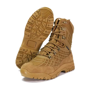 Hanagal Factory OEM ODM Custom Men's Waterproof Coyote Leather Hunting Rubber Boots Waterproof Thermal