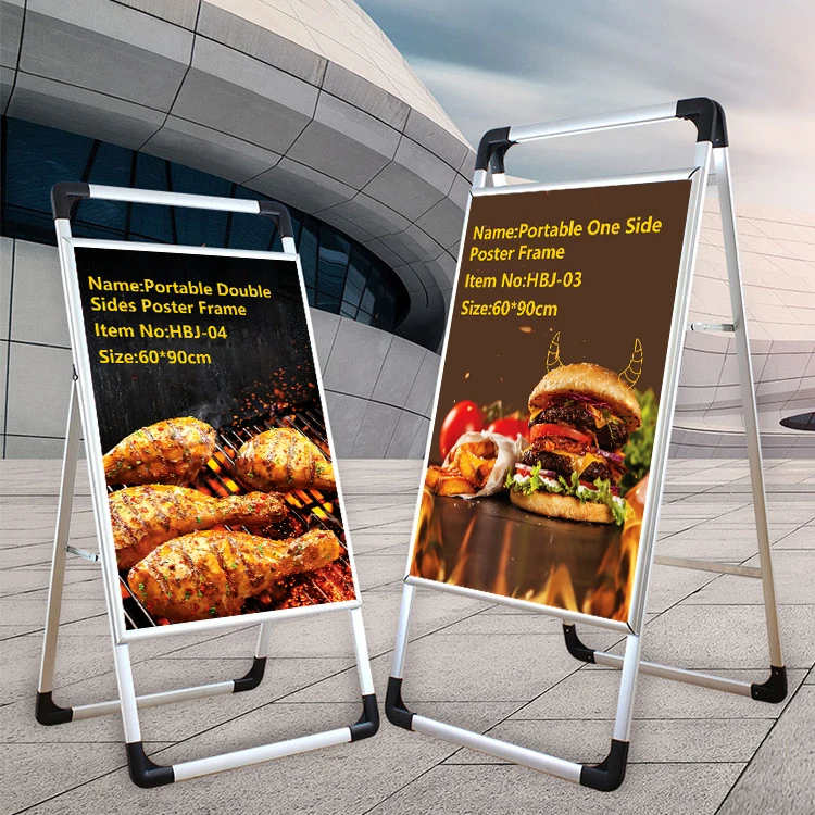Portable Display Large Stand Standing Banner Size Poster Stand For Events