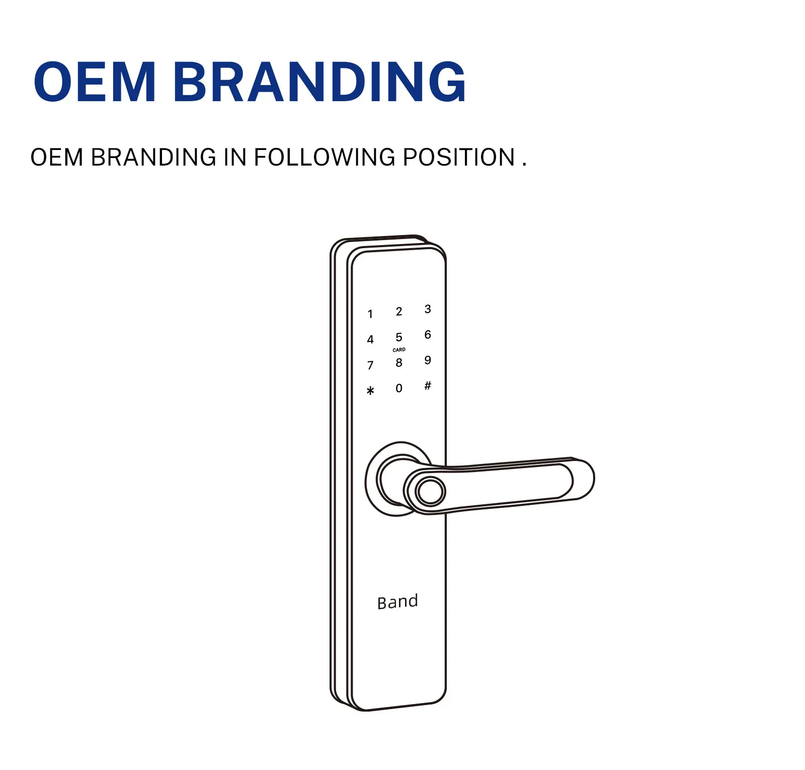 Touch Screen Electric Gate Lock Smart Door Lock with Fingerprint and Tuya App Wifi Control