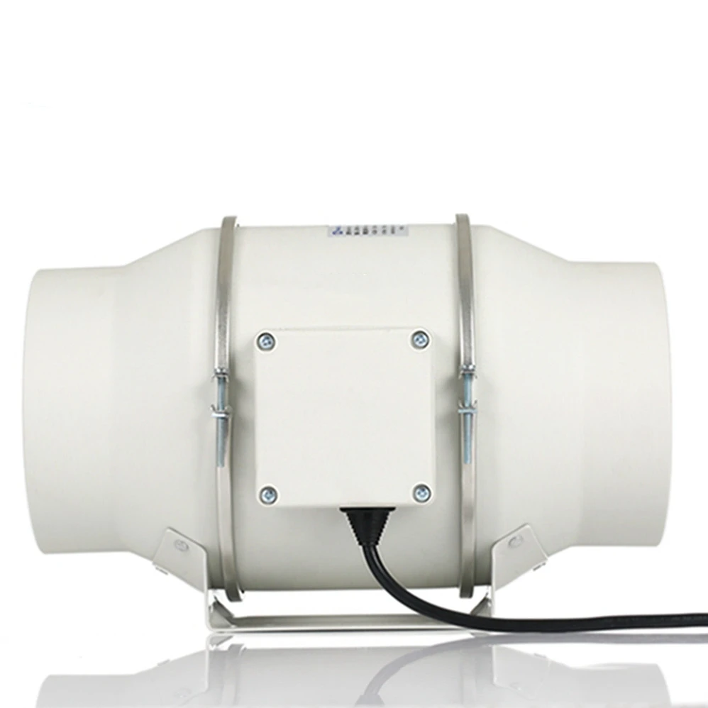 Two Speed Standard Mixed Flow Silent and Weatherproof  Inline Duct Ventilation Fan With HVAC System