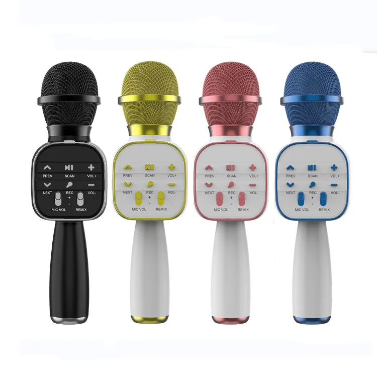 5 in 1 Portable Handheld Karaoke Mic Speaker - Wireless ...