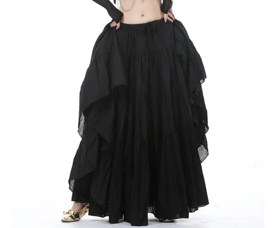 Super Large 17 Yard Flamenco Belly Dance Skirt - 720 Degrees