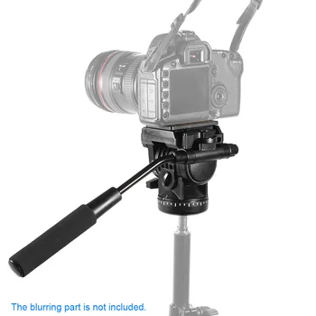 YUNTENG-950 New Professional Video Head 3-way Fluid Drag Tripod Head Camcorder SLR Camera detail image