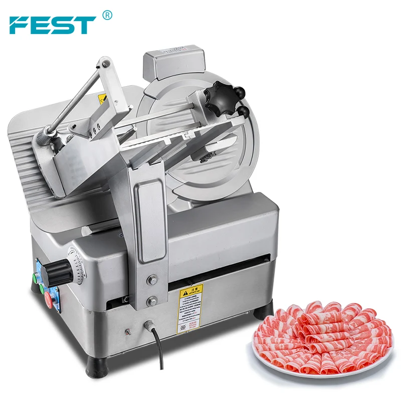 Thin Lamb Roll Bacon Slicer Machine 300mm Cutting Knife Frozen Meat Slicer Machine Pork Slicer - Image 6
