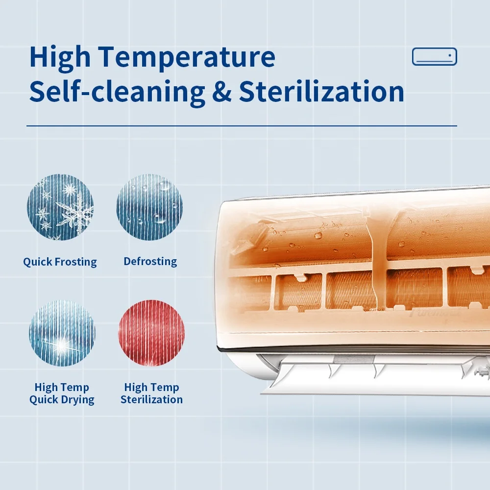 TCL Air Conditioner Split Wall Mounted for Home R410a R32 R290 R454 Mini Split Air Conditioners Inverter Cooling Only Wifi
