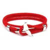 Red rope with silver fish tail 2
