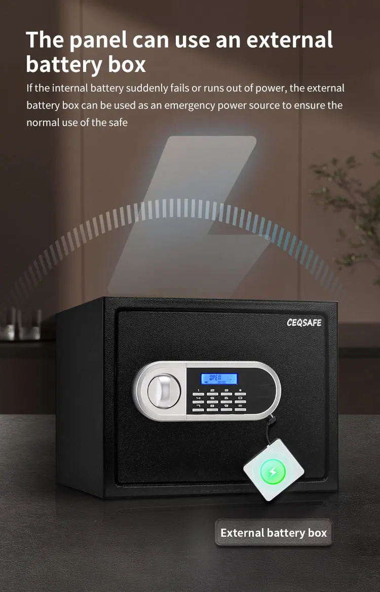 CEQSAFE Small Household Digital Security Box with Electronic Digital Lock Mini Steel Safe Box factory