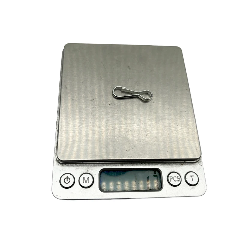 30mm-120mm 4293 Simple Hook Lanyard Metal Spring Clips Snap Hook Lobster Clasp Practical Hook Fittings