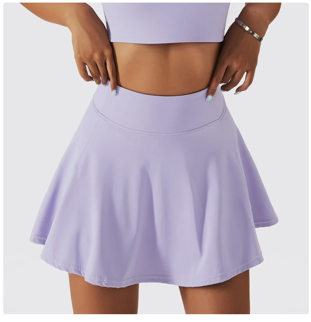 Yishenhon Women Tennis Pleated Skirt High Waisted Athletic Golf Skorts ...