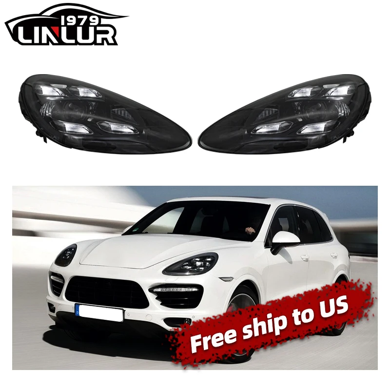 Porsche Cayenne 958.1 2011-2014 Headlights Upgrade To 2023 Pdls Style LED