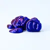 6.4cm red and blue turtle