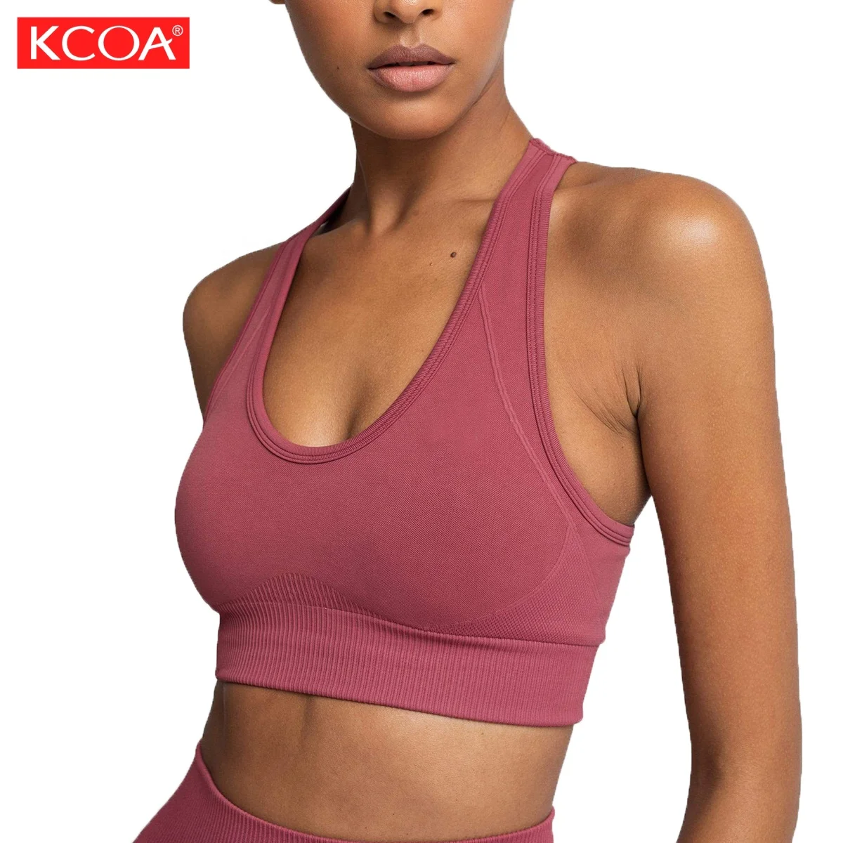 Fashion Quick Dry High Quality Organic Women Spandex Sports Bra Top