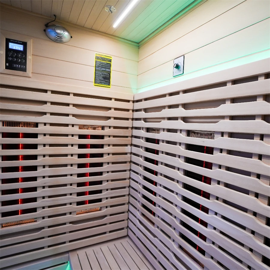 Wholesaler High Quality Hemlock Red Cedar Infrared Sauna Dropshipping With Chairs