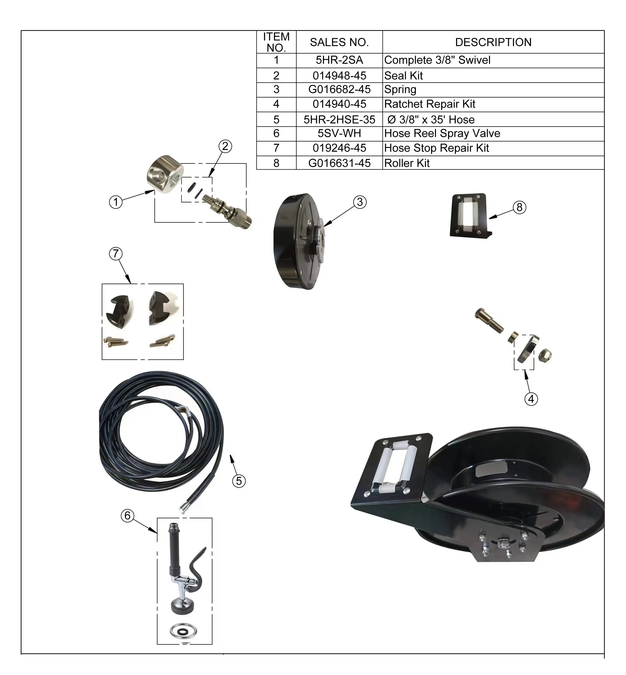 Stainless Steel Classic Water Gun Commercial Kitchen Bathroom High Flow Spray Valve Spring Retractable Pre-Rinse Reel Cable Hose supplier