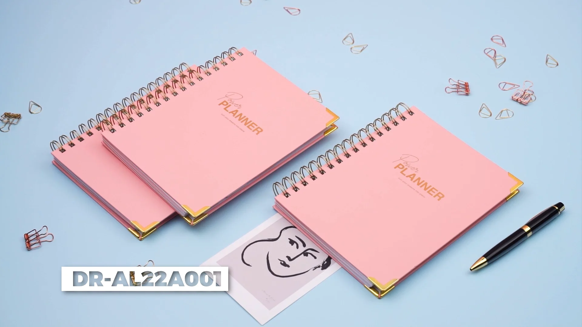 Custom Notebook Logo Set 2024 Planner Manufacturer Custom Diary ...