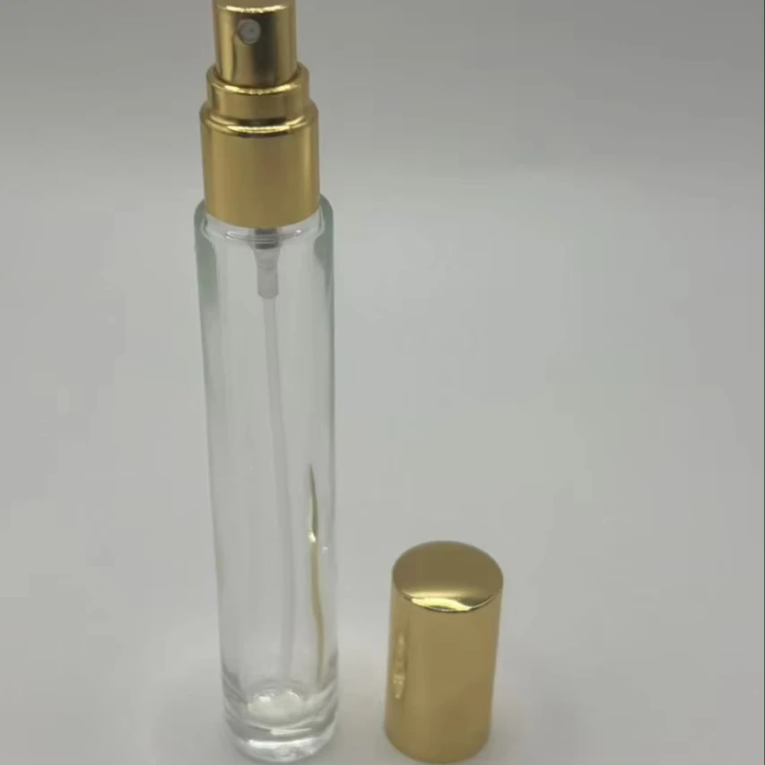 Homay Wholesale 10ML Mini round Perfume Bottle with Sprayer Pocket Travel Size for Packaging and Packing