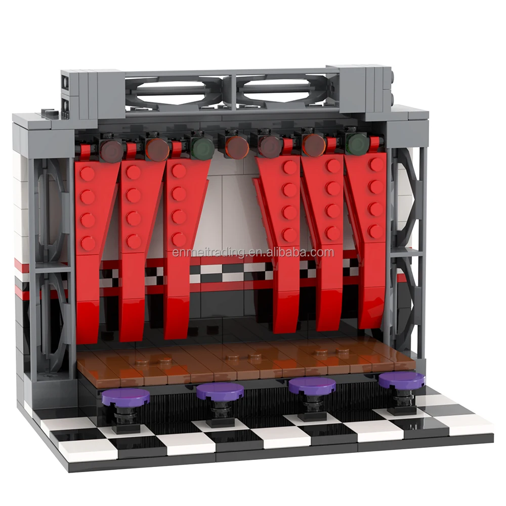 FNAF Five Nights at Freddy's Show Stage Model Building Blocks