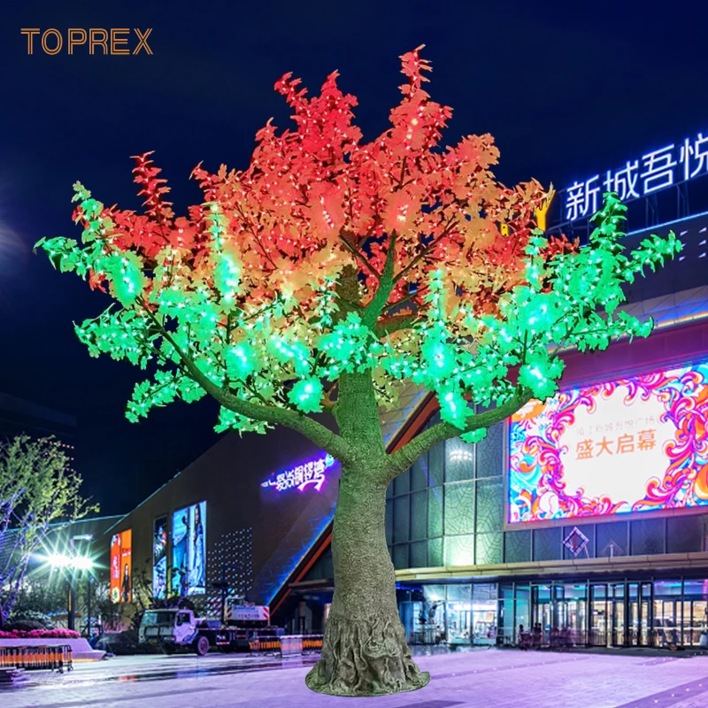 Programmable Park Christmas Luminous Tree Large Artificial Luminous Led Holiday Decorative Tree with Lights Outdoor