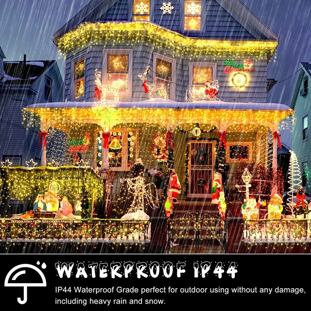 Connectable Hanging Fairy String Lights with US/ EU Plug for Valentine Garland Wedding Party Garden Decoration Led Icicle String