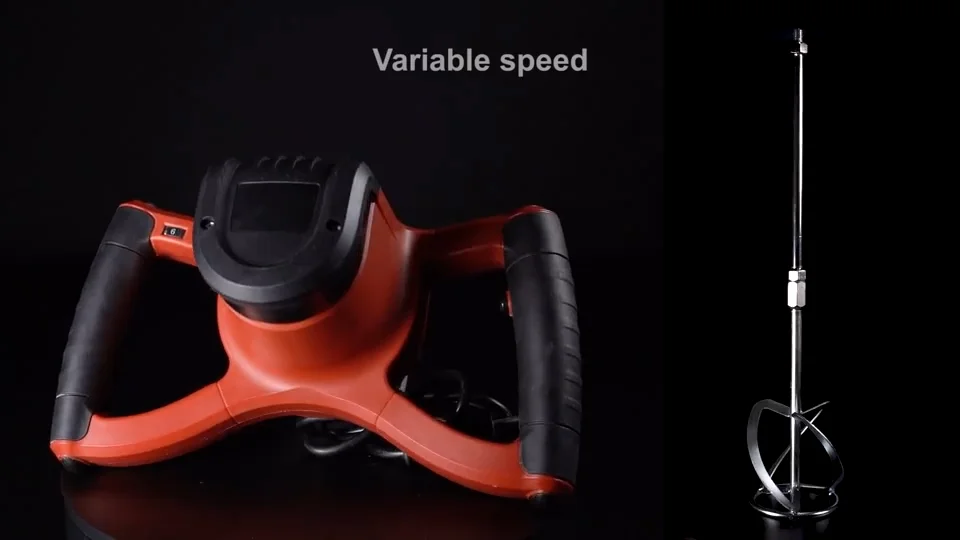 2023 2400w Paint Mixer Industrial Mixing Rods 1200r M14 Thread 120mm