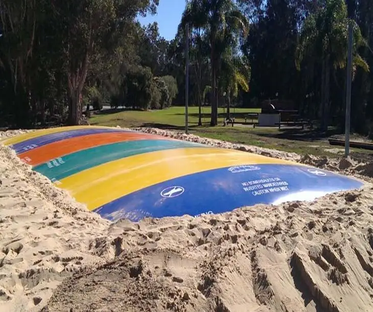 WINSUN Giant Kangaroo Jumper Inflatable Water Jumping Pillow Inflatable  Pillow Pad