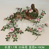 One pink Diana vine made of wire