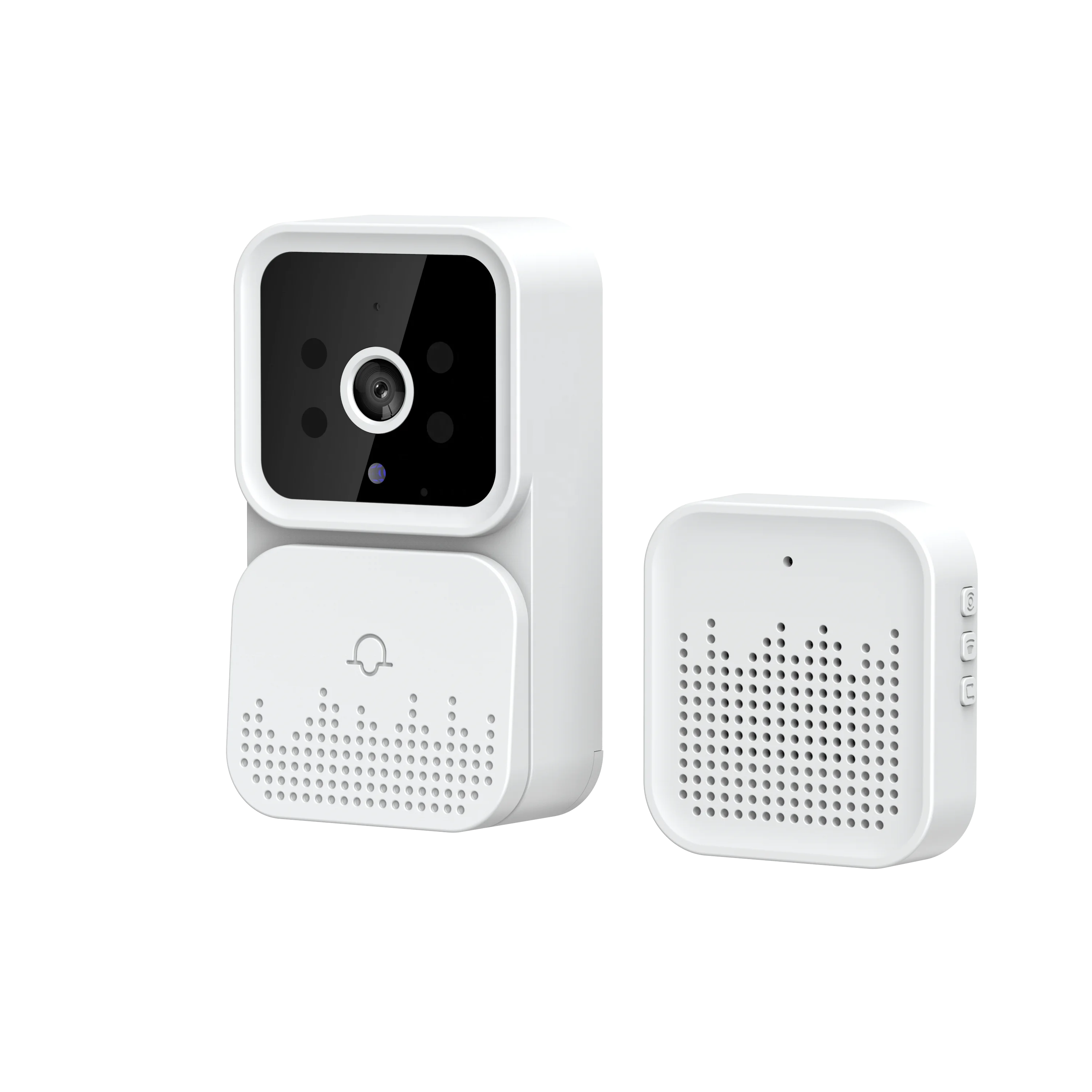 Tuya App Remote Monitor WiFi Wireless Mini Video Camera with Night Vision OLED Display Bar Design Home Security Garages Hotels