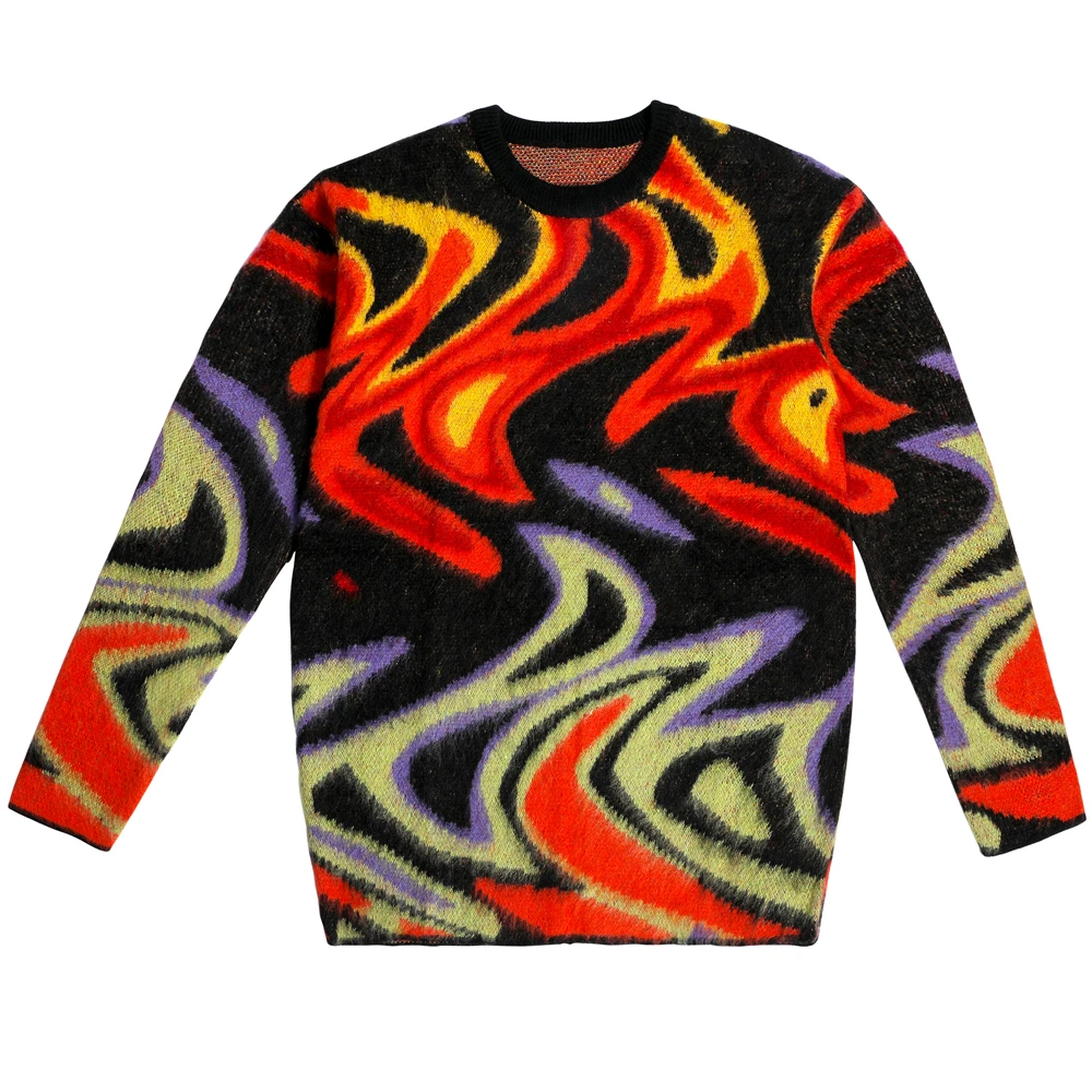 2023 Custom Logo Oem & Odm Men Mohair Sweater Jacquard Pattern Knitwear  Long Sleeve Knitted Winter Crew Neck Knit Sweater Men - Buy Sweater Men,Men  Sweater,Sweater For Men Product on Alibaba.com