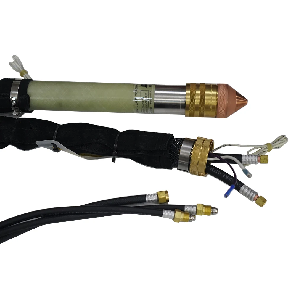 Water Cooled  Hot Sale PT-36 CNC Straight Plasma Cutting Torch  with Central Connector Adaptor