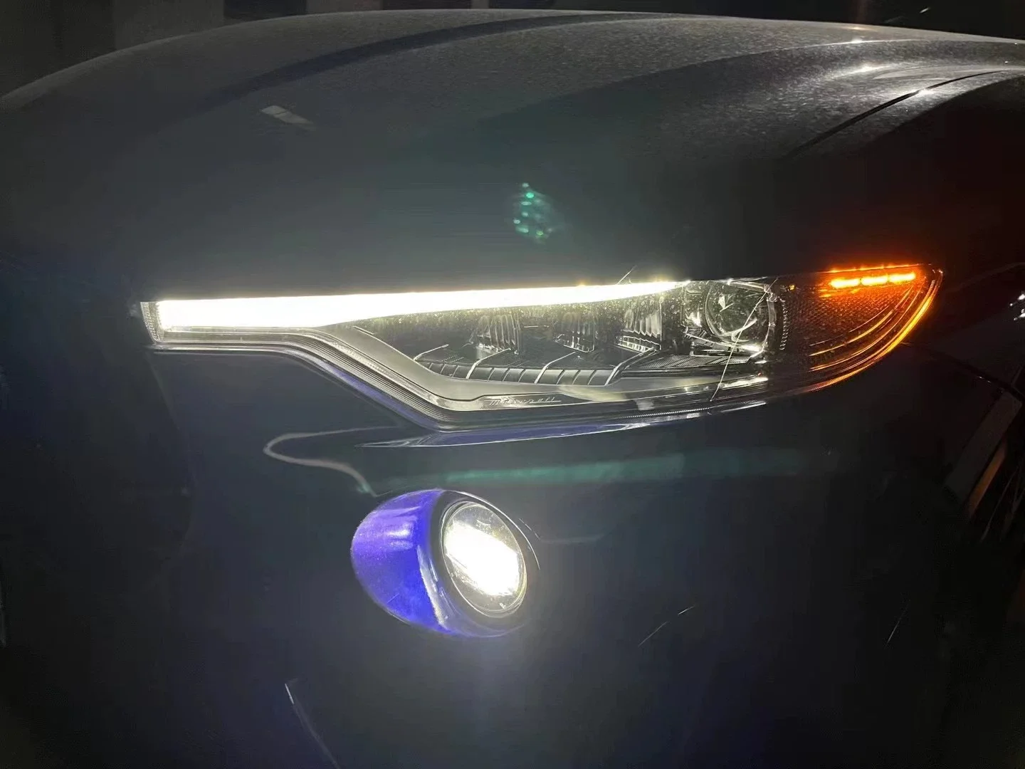 Maserati Led SJC LED Headlights Car Refit Upgrade New Lighting System LED Headlights ...