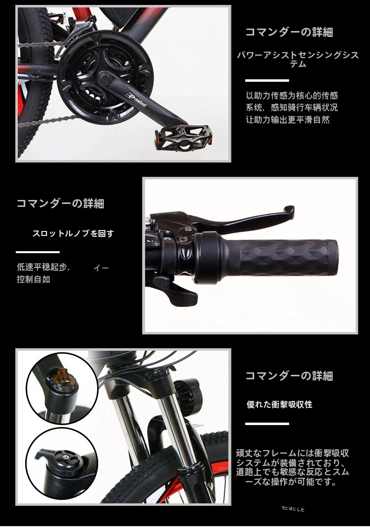 FRIKE 88E0 36V10Ah最大30Km250W範囲60Km電動充電バイク大人用
